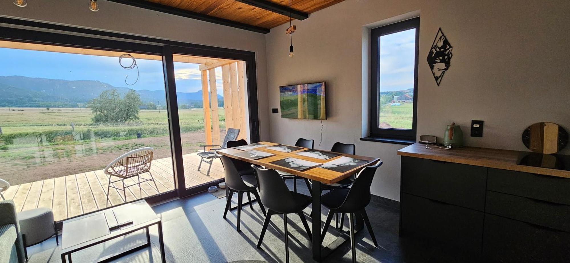 Wataha Pod Basztami - Wadera - Domki Caloroczne Radkow Extérieur photo