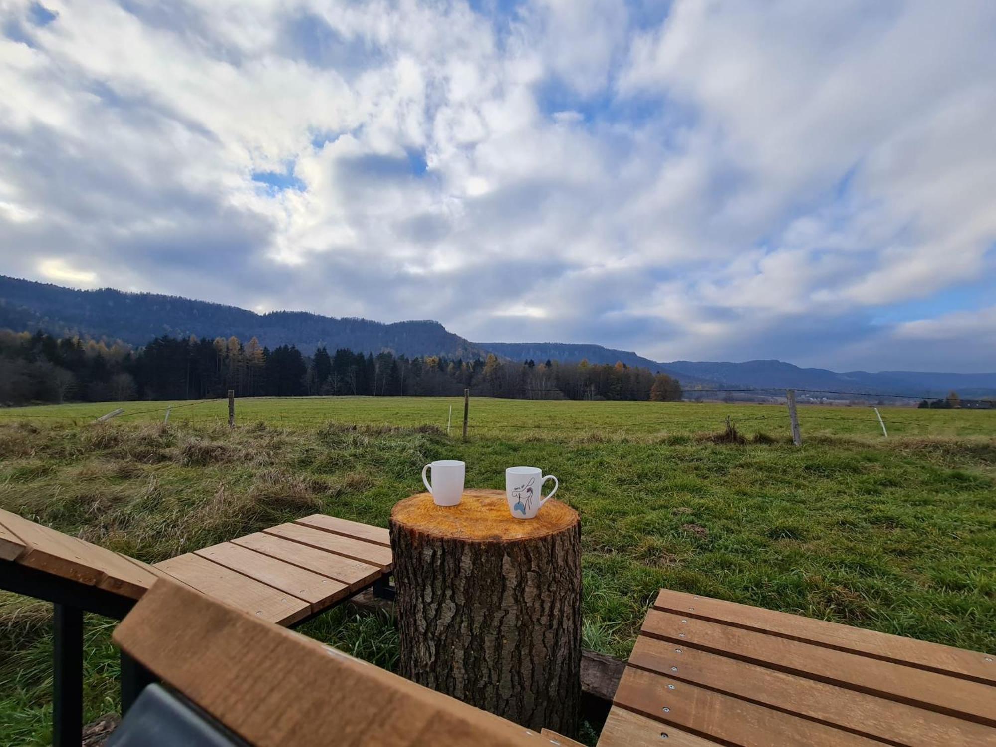 Wataha Pod Basztami - Wadera - Domki Caloroczne Radkow Extérieur photo